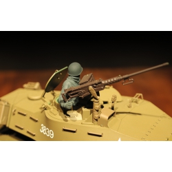 Czołg zdalnie sterowany ASG/IR/dźwięk/dym 1:16 U.S. M41A3 Walker Bulldog Light Tank RTR 2.4Ghz - Heng Long 3839-1U (PRO)